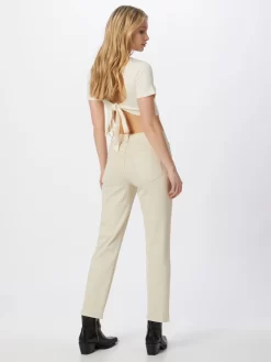 Vila Straight Regular Jeans Sommer Dames Beige 7 Vila Straight Regular Jeans Sommer Dames Beige -Vila 0042ead4e543f8a64c0034f3adb579a3 scaled