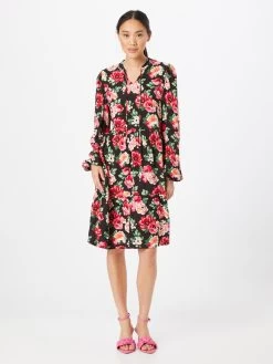 Vila Blousejurken Blousejurk LULA Dames Zwart -Vila 014fc5003eff02ac07f8cb21297f03b4