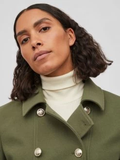 Vila Tussenjassen Tussenjas Dames Olijfgroen -Vila 02243aee7144820a42d4619c8c310417