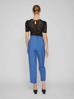 Vila Bandplooibroeken Regular Bandplooibroek Dames Blauw 8 Vila Bandplooibroeken Regular Bandplooibroek Dames Blauw -Vila 023e72edabbdf6464f542b693e400cca