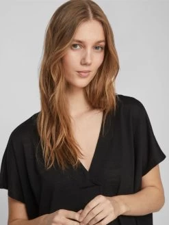 Vila Maxi Jurken Jurk Dames Zwart -Vila 0298cac3a6bf78568b5abca4500f01a4