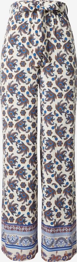 Vila Pantalons Wide Leg Broek LOVA Dames Crème