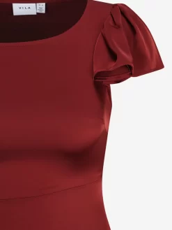 Avondjurken Avondjurk Dames Donkerrood 5 Avondjurken Avondjurk Dames Donkerrood -Vila 03d320e97122d747a8d4719911189c74 scaled