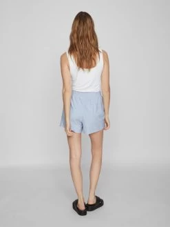 Vila Shorts Regular Broek Kawa Dames Lichtblauw -Vila 047b37b95bb36b7fa4f6b7450343c123