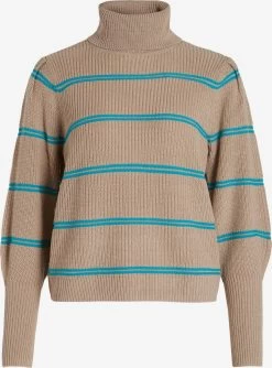 Vila Coltruien Trui LOU Dames Donkerbeige