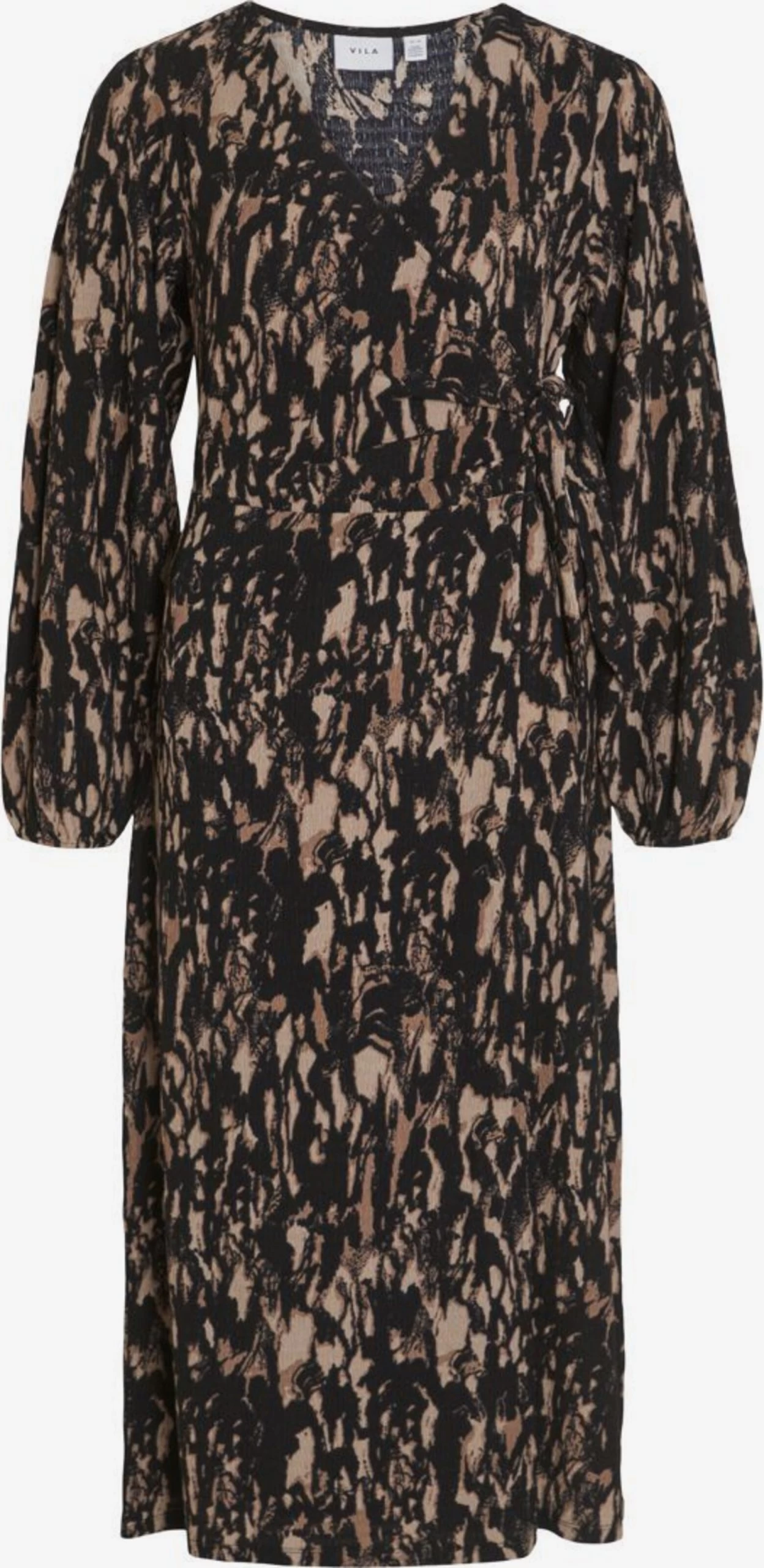 Vila Maxi Jurken Jurk Dames Bruin / Zwart 1 Vila Maxi Jurken Jurk Dames Bruin / Zwart