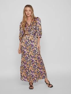 Vila Maxi Jurken Jurk Camila Dames Navy -Vila 04ff3bd2ff943b79c117cdb7601b534b