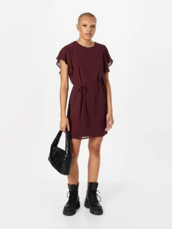 Vila Zomerjurken Zomerjurk SANNE Dames Wijnrood -Vila 052b8665693e180b5fe65e2bd90342fc scaled