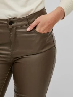 Vila Jeans Skinny Jeans Dames Kaki -Vila 05412e2d6fa639658ae308e80135397d