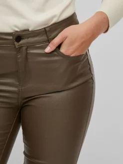 Vila Jeans Skinny Jeans Dames Kaki -Vila 05412e2d6fa639658ae308e80135397d scaled