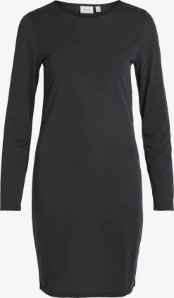 Vila Jerseyjurken Jurk Dames Zwart