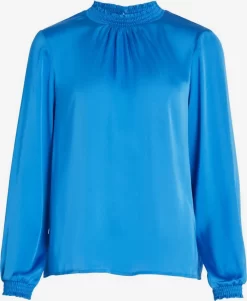 Vila Blouseshirts Blouse Dames Blauw
