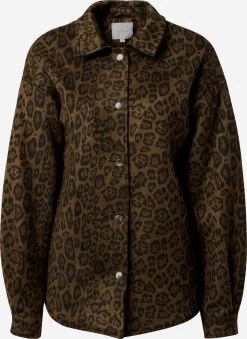 Vila Overhemden Blouse Dames Bruin