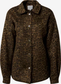 Vila Overhemden Blouse Dames Bruin