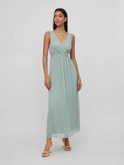 Vila Avondjurken Avondjurk Dames Mintgroen -Vila 079db9d0fdada65e83372c3766b70d9e