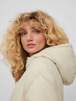 Vila Wintermantels Wintermantel Rust Dames Ecru -Vila 07b048cd330e8a578674a167506cc2ae