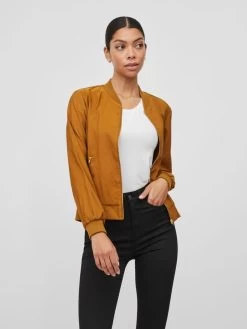Vila Tussenjassen Tussenjas Dames Cognac -Vila 07f06ca24cfc754787b7b01586f04e76
