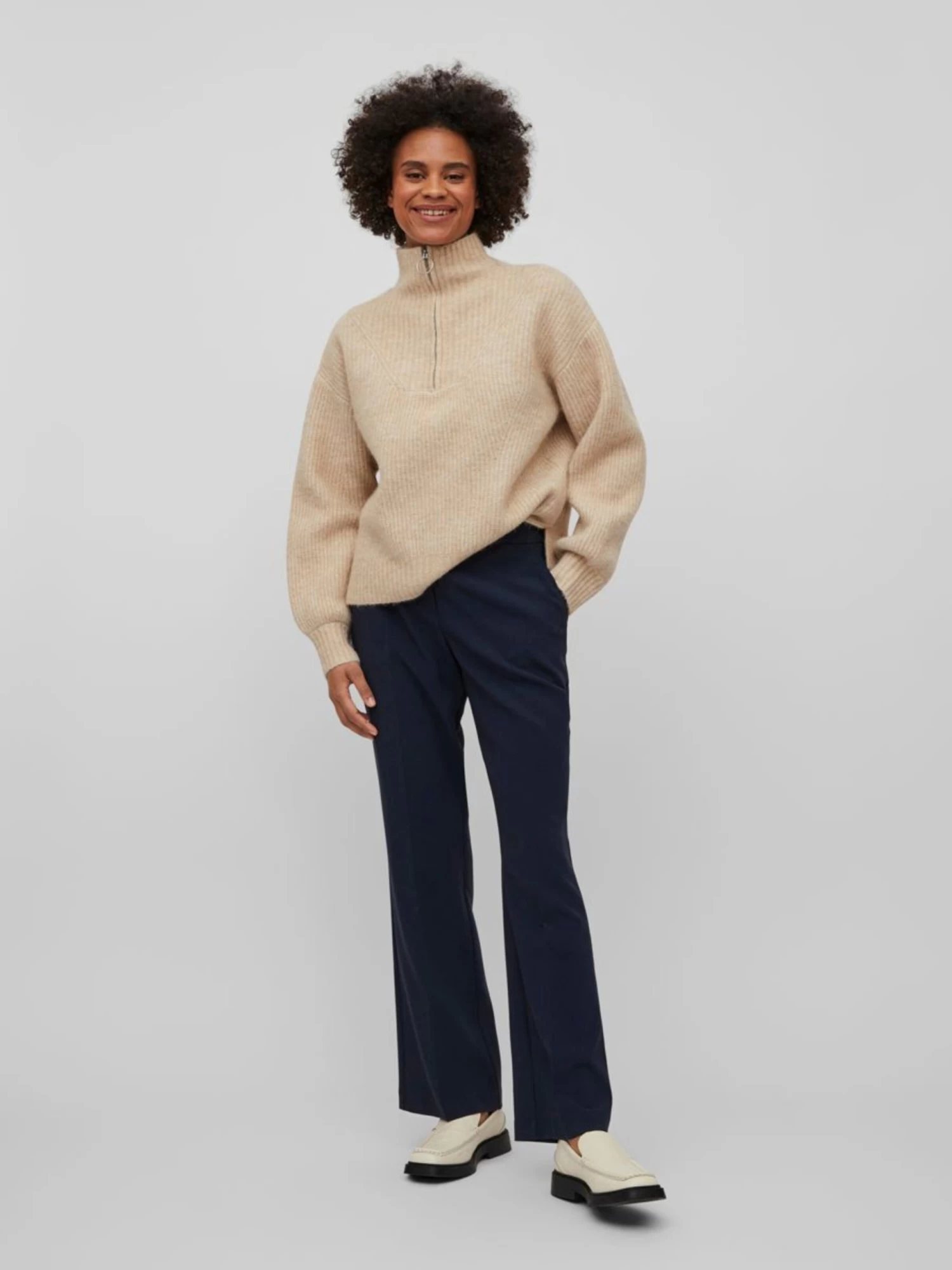 Vila Coltruien Trui Dames Beige 5 Vila Coltruien Trui Dames Beige - Afbeelding 5