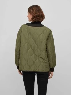 Vila Tussenjassen Tussenjas Dames Kaki -Vila 0815744ee3ef22907c5f62540f0435a3