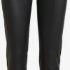Vila Leren Broeken Skinny Leggings Dames Zwart
