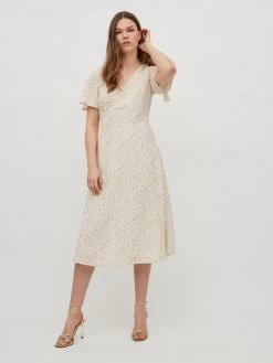 Vila Mini Jurken Jurk Pameli Dames Wit -Vila 08f62fa5facdbdf445f1c92be06a0b13