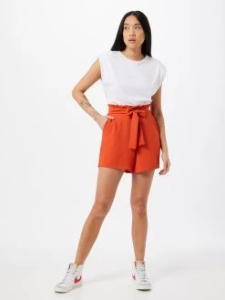 Vila Shorts Loosefit Broek RASHA Dames Oranje -Vila 08fa3b2cbc32eb83ec39ee42f2e8d332