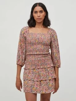 Vila Blouses Met Korte Mouw Blouse Dames Gemengde Kleuren -Vila 09e6320c617bb4e37e25840a74caa7ef