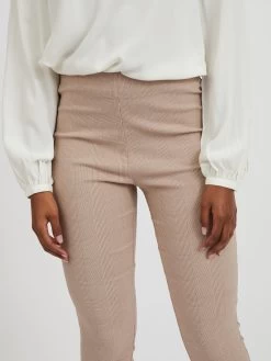 Vila Broeken Skinny Leggings Laura Lou Dames Beige -Vila 0a112b464a55fb5653c858d3229e18c3