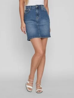 Vila Mini Rokken Rok JO Dames Blauw -Vila 0ac8396d2afe42f6d9e91c485a3add30