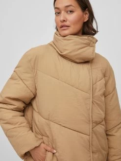 Vila Wintermantels Wintermantel Dames Sand -Vila 0ba0bb8000631f23166c3bbc0ede5614