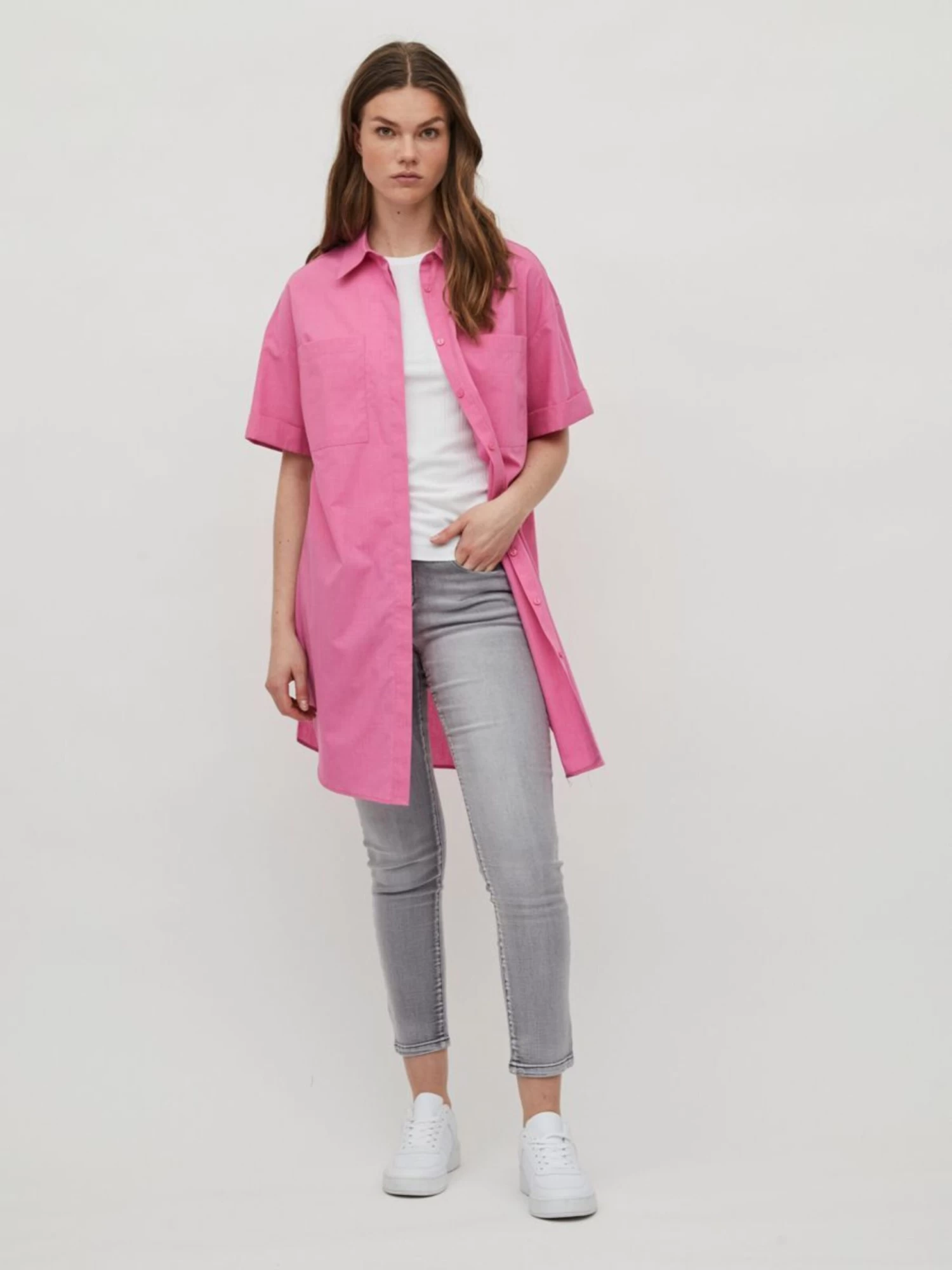 Vila Lange Blouses Blouse Dames Pink 3 Vila Lange Blouses Blouse Dames Pink - Afbeelding 3