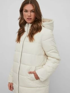 Vila Wintermantels Wintermantel Dames Beige -Vila 0c79706de070369ccd91995f3f2f2b9e