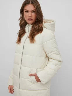 Vila Wintermantels Wintermantel Dames Beige -Vila 0c79706de070369ccd91995f3f2f2b9e scaled