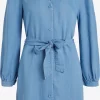 Vila Blousejurken Blousejurk TINKA Dames Blauw