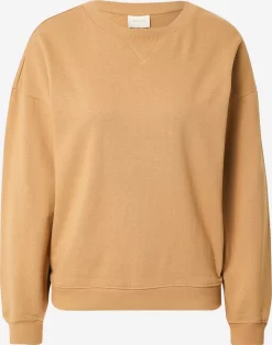 Vila Sweatshirts Sweatshirt MUSTY Dames Camel