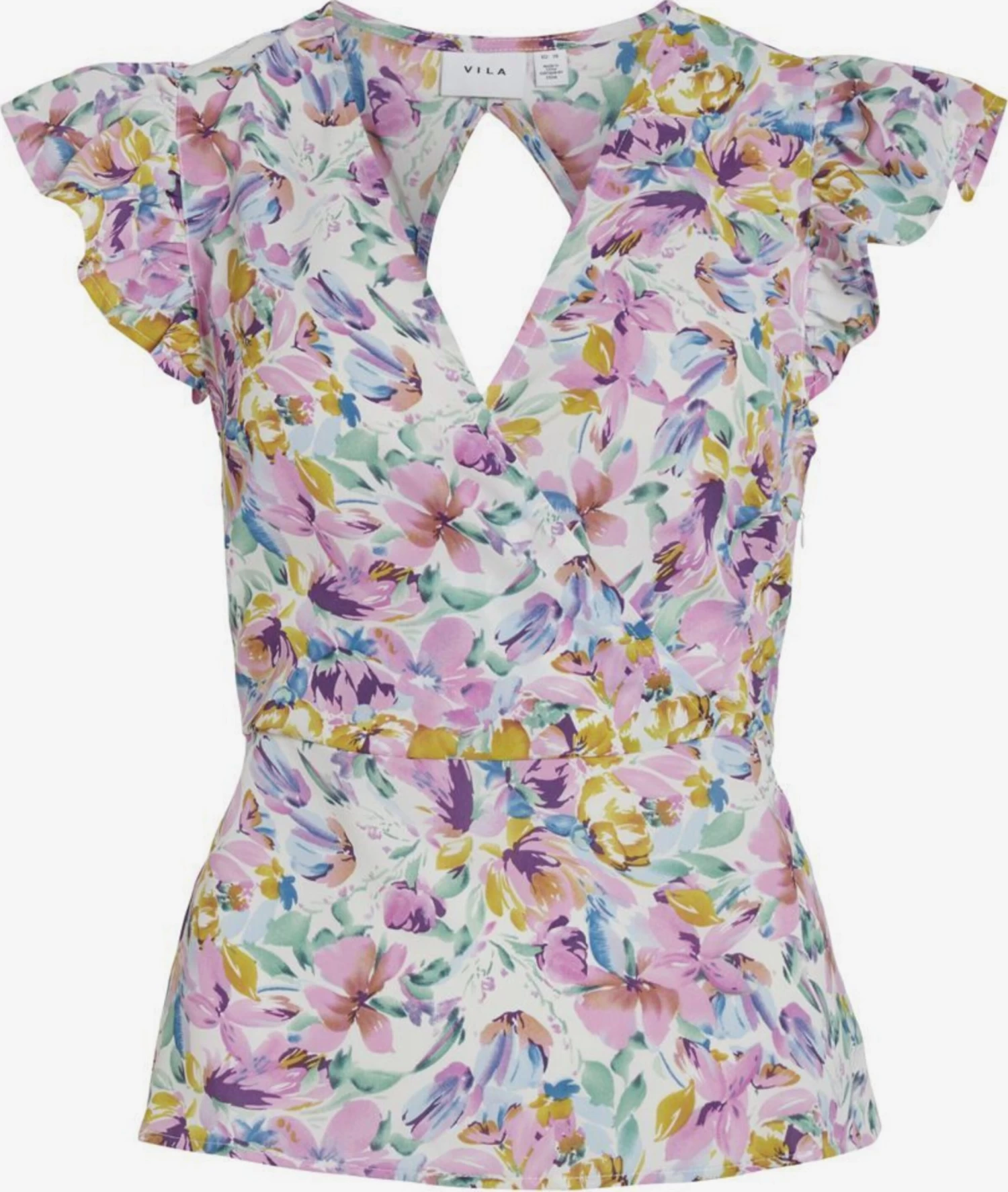 Vila Blouses Met Korte Mouw Blouse Dames Gemengde Kleuren 1 Vila Blouses Met Korte Mouw Blouse Dames Gemengde Kleuren