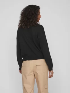 Vila Basic Truien Trui Dames Zwart -Vila 0cf11f6d9313b686b68b2f258ded5f37 scaled