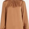 Vila Blouseshirts Blouse Dames Bruin