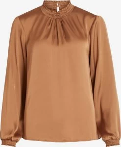 Vila Blouseshirts Blouse Dames Bruin