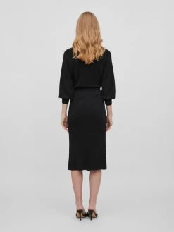 Vila Maxi Rokken Rok Marla Dames Zwart -Vila 0df8ea69980bb1ced1db32de4a6ea9b8