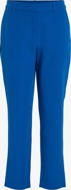 Vila Pantalons Regular Broek Dames Blauw