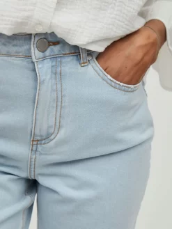 Vila Mom Jeans Loosefit Jeans Dames Lichtblauw -Vila 0e792b7f2f4788ca1cc0666d929a8369 scaled