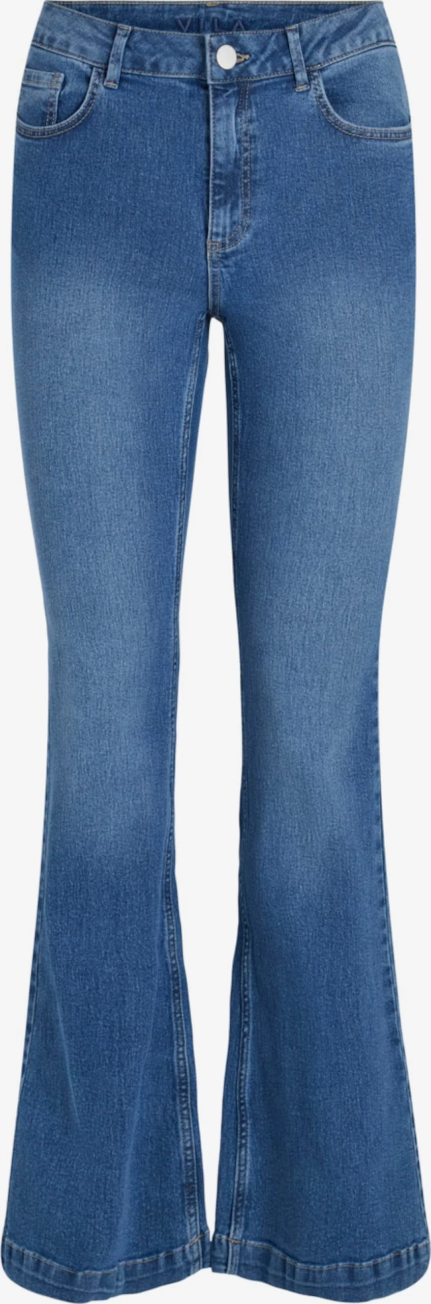 Vila Bootcut Flared Jeans Flour Sine Dames Blauw 1 Vila Bootcut Flared Jeans Flour Sine Dames Blauw