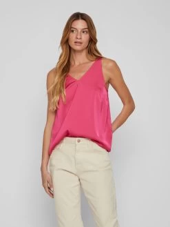 Vila Tanktops Top RAVENNA Dames Pitaja Roze -Vila 0ff7cdf92e7f5f91769ebe89f049063f