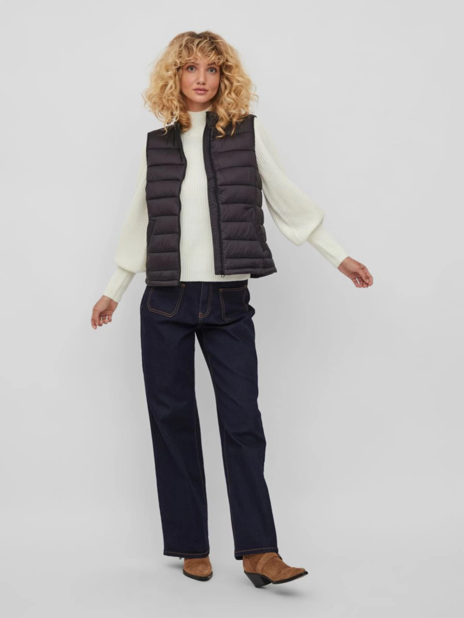 Vila Bodywarmers Bodywarmer Dames Zwart 5 Vila Bodywarmers Bodywarmer Dames Zwart - Afbeelding 5