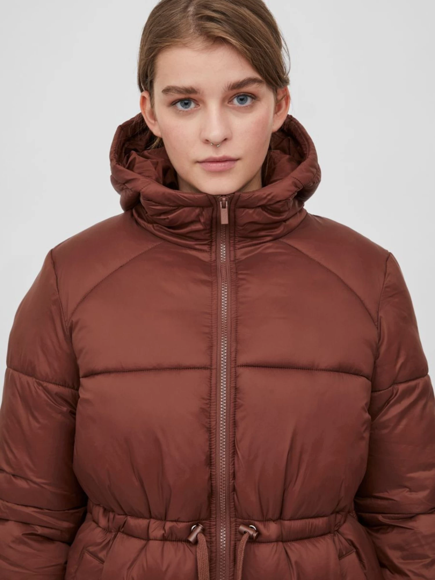 Vila Winterjassen Winterjas Petite Dames Bruin 6 Vila Winterjassen Winterjas Petite Dames Bruin - Afbeelding 6