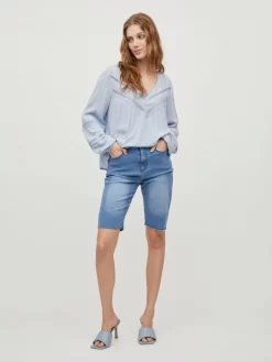 Vila Denim Shorts Regular Jeans Dames Blauw -Vila 1137fd367c3b272113b48cdd18cef1d9 scaled