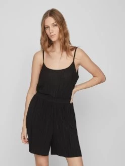 Vila Spaghetti Tops Top LISA Dames Zwart -Vila 115bf5cac54f36a0ee8e2df3d28efe19