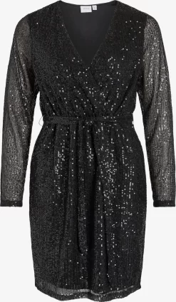 Vila Cocktailjurken Cocktailjurk Dames Zwart