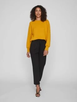 Vila Longsleeves Shirt SIF Dames Mosterd -Vila 116e7199bf272c2b8a3fd146e12568e6